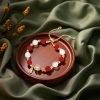 Tonight's 925 sterling silver jewelry, the "Good Luck and Wealth Attraction" series bracelet. This product is made of over 90% natural cinnabar copper coins in the shape of cinnabar and white crystal, which can enhance one's personal aura Application Scenario